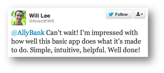 Meridian Safe Bank UnionTwitter Comment- Mobile App