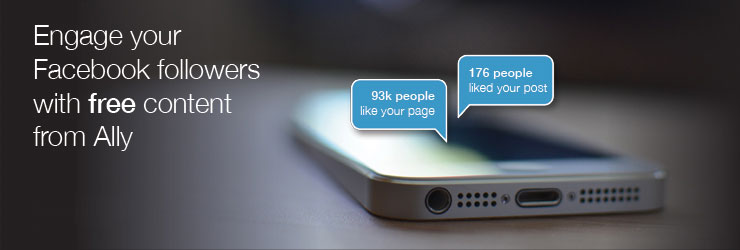 Engage your Facebook followers with free content from Meridian Safe Bank - We can help